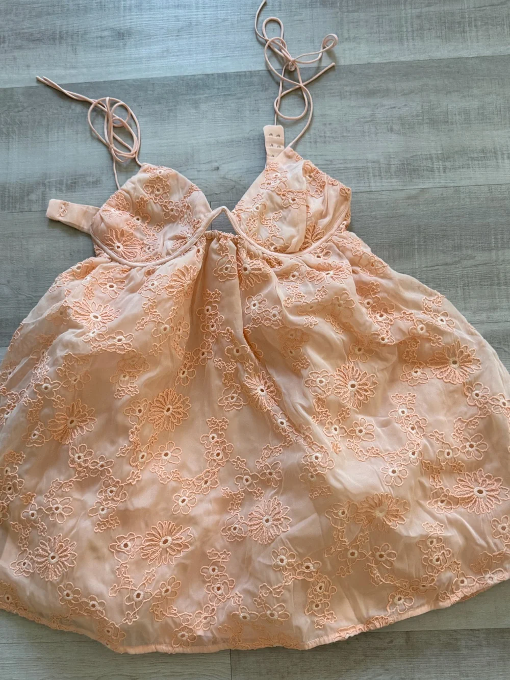 For Love & Lemons Peach Mini Dress - Picture 5 of 12